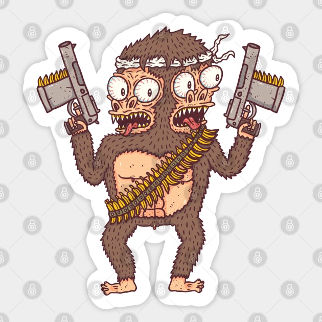 Guerella Gorilla Sticker by hex